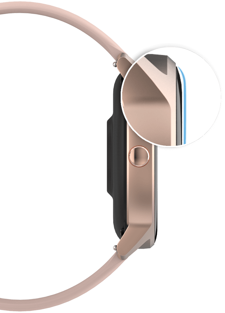 Elegancki smartwatch dla kobiet i mężczyzn