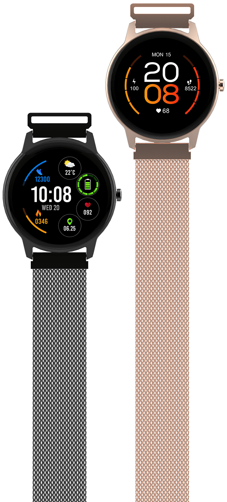 Smartwatch z wymiennymi paskami