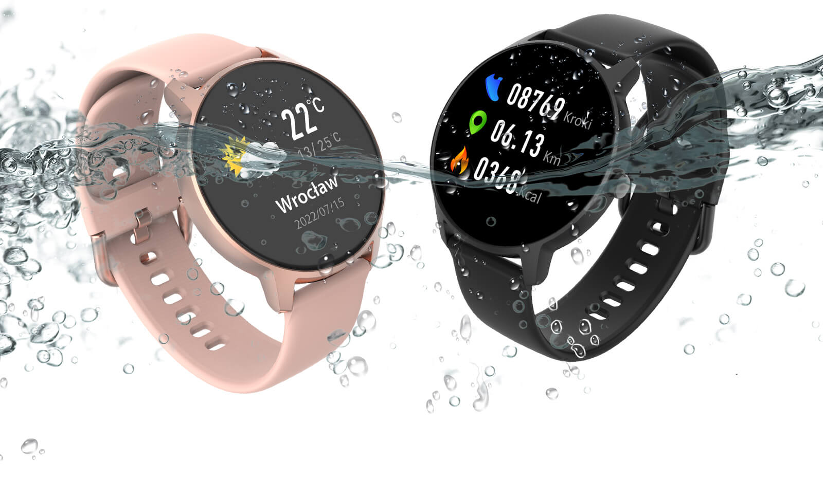 Smartwatch damski i męski wodoodporny