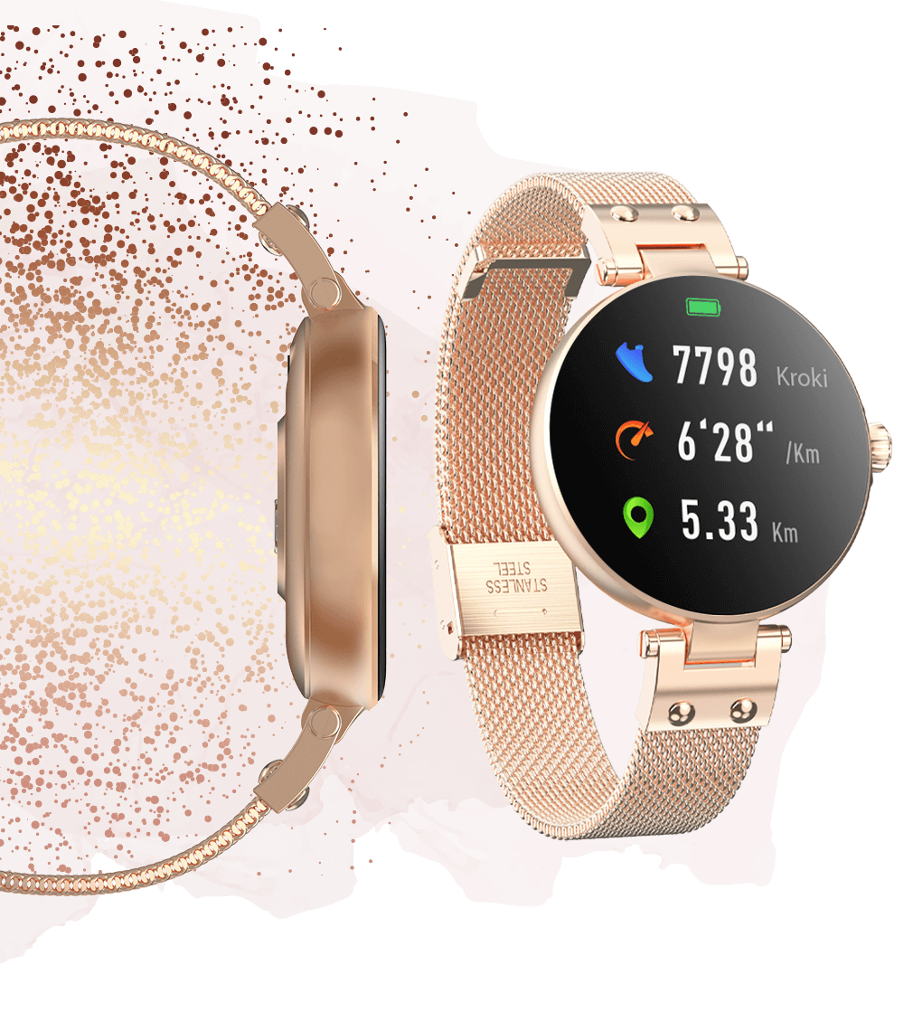 Smartwatch feminino para mulheres que praticam esportes