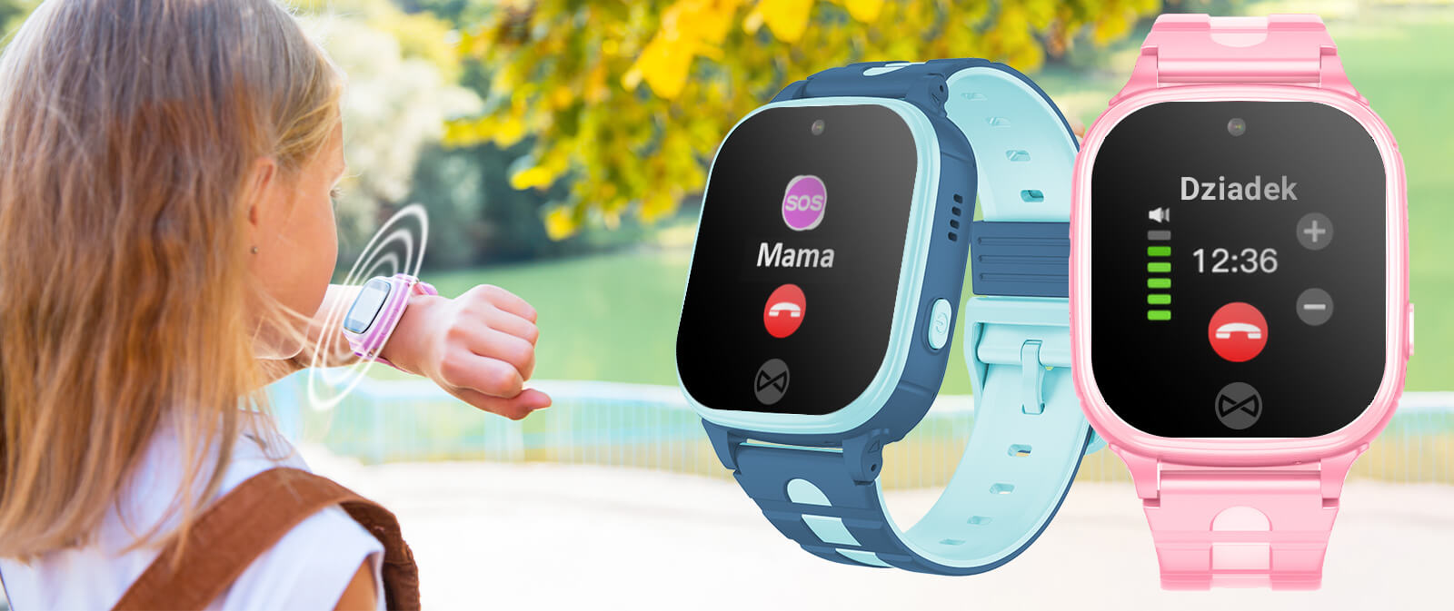 Smartwatch para criança com botão SOS