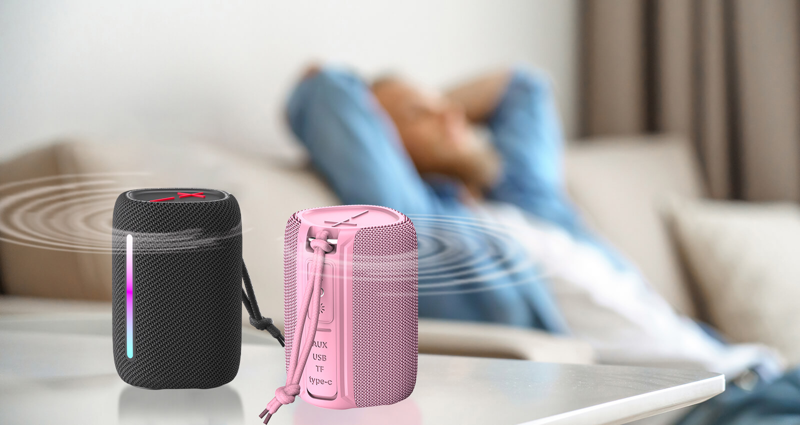 Bluetooth speaker with TWS function
