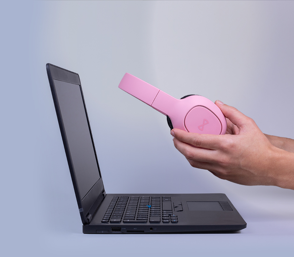 Słuchawki Bluetooth nauszne z dotykowym sterowaniem