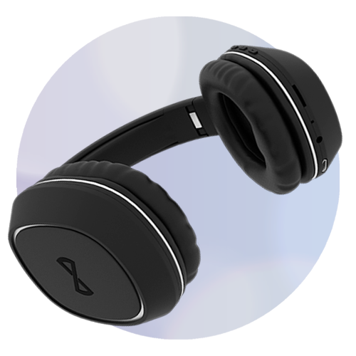 Słuchawki nauszne z łącznością bezprzewodową