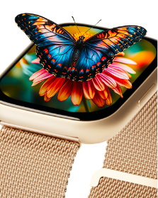 Women's smartwatch with a new generation display.