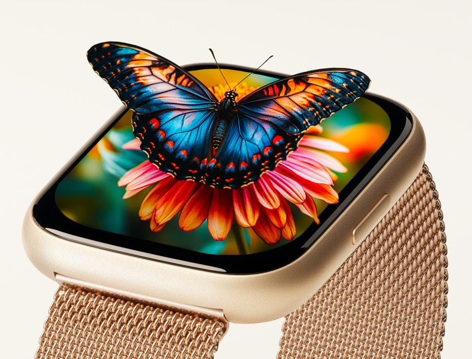 Smartwatch for women with AMOLED screen - vivid colors that just jump out of the screen.