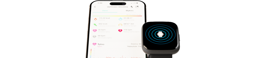 Pairing your watch with your phone via Bluetooth.