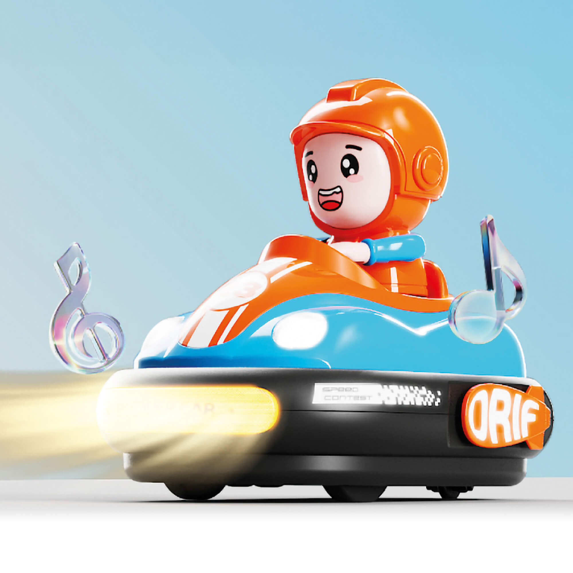 Visual effects in Maxlife MXRC-500 bumper cars